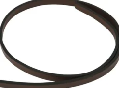 Imiteret Læderbånd - B 10 MM - Tykkelse 3 MM - Brun - 1 M