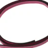 Imiteret Læderbånd - B 10 MM - Tykkelse 3 MM - Pink - 1 M