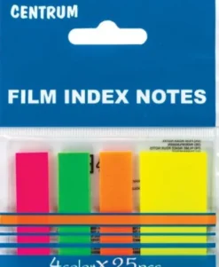 Indeksfaner 45 X 12 - 45 X 25 MM - 4 Neonfrv - Centrum