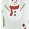Julegavepapir - Julefigurer Juletræer - Isblå - 5 M X 50 CM - 80 G