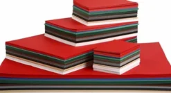 Julekarton - A2,A3,A4,A5,A6 - 180 G - Assorterede Farver - 1800 Assorterede Ark