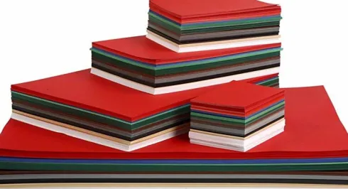 Julekarton - A2,A3,A4,A5,A6 - 180 G - Assorterede Farver - 1800 Assorterede Ark