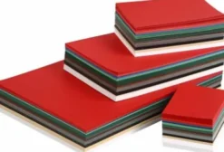 Julekarton - A3,A4,A5,A6 - 180 G - Assorterede Farver - 1500 Assorterede Ark