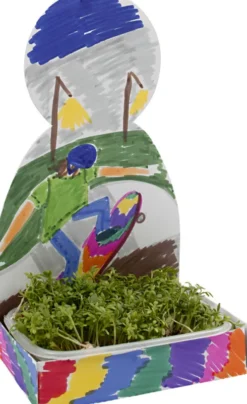 Karsebakke-Figur - Krop - H 20 CM - Hvid - 6 Sæt