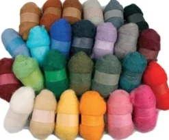 Kartet Uld - Assorterede Farver - 26X25 G