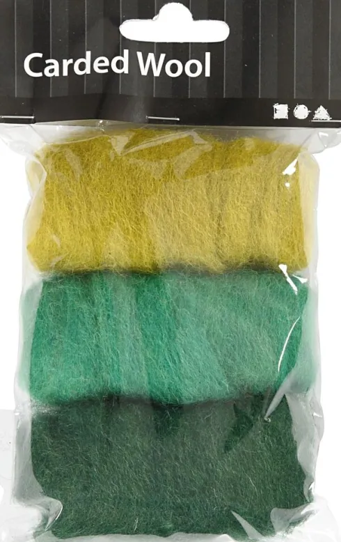 Kartet Uld - Grøn Turkis Harmoni - 3X10 G
