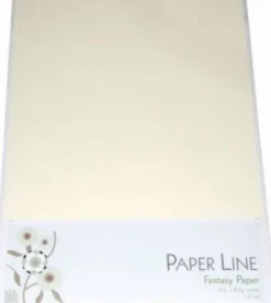 Karton - A4 - Creme - 10 Ark - 180 G - Fantasy Paper - Paper Line