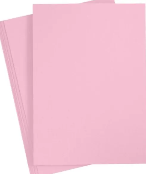 Karton - A3 - 180 G - Lys Pink - 25 Ark