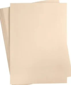 Karton - A2 - 180 G - Lys Pudder - 100 Ark