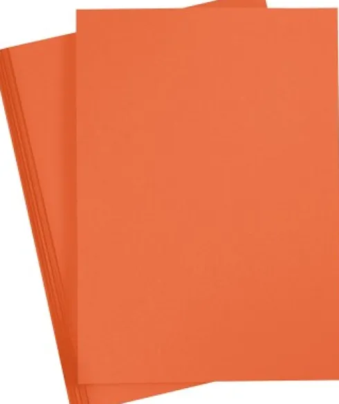Karton - A3 - 180 G - Orange - 25 Ark