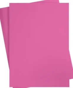 Karton - A2 - 180 G - Pink - 100 Ark
