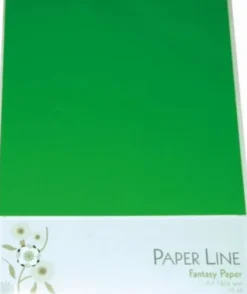 Karton - A4 - Grøn - 10 Ark - 180 G - Fantasy Paper - Paper Line