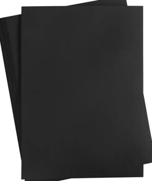 Karton - A2 - 180 G - Sort - 100 Ark