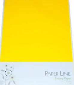 Karton - A4 - Gul - 10 Ark - 180 G - Fantasy Paper - Paper Line