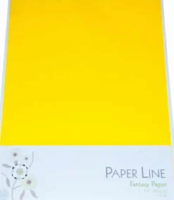 Karton - A4 - Gul - 10 Ark - 180 G - Fantasy Paper - Paper Line