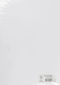 Karton - A3 - Hvid - 100 Ark