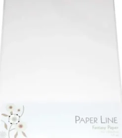 Karton - A4 - Hvid - 10 Ark - 180 G - Fantasy Paper - Paper Line