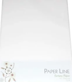 Karton - A4 - Hvid - 10 Ark - 180 G - Fantasy Paper - Paper Line