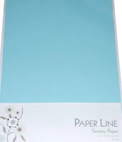 Karton - A4 - Lyseblå - 10 Ark - 180 G - Fantasy Paper - Paper Line