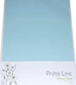 Karton - A4 - Lyseblå - 10 Ark - 180 G - Fantasy Paper - Paper Line