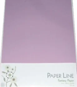 Karton - A4 - Lyselilla - 10 Ark - 180 G - Fantasy Paper - Paper Line
