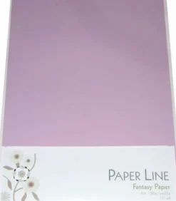 Karton - A4 - Lyselilla - 10 Ark - 180 G - Fantasy Paper - Paper Line
