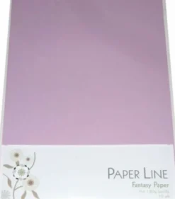 Karton - A4 - Lyselilla - 10 Ark - 180 G - Fantasy Paper - Paper Line
