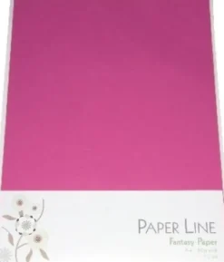 Karton - A4 - Pink - 10 Ark - 180 G - Fantasy Paper - Paper Line