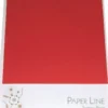 Karton - A4 - Rød - 10 Ark - 180 G - Fantasy Paper - Paper Line