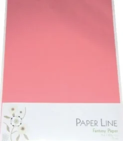 Karton - A4 - Rosa - 10 Ark - 180 G - Fantasy Paper - Paper Line