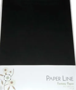 Karton - A4 - Sort - 10 Ark - 180 G - Fantasy Paper - Paper Line