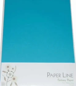 Karton - A4 - Turkis - 10 Ark - 180 G - Fantasy Paper - Paper Line