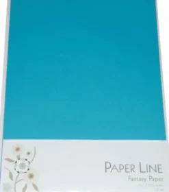 Karton - A4 - Turkis - 10 Ark - 180 G - Fantasy Paper - Paper Line