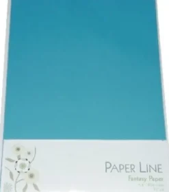 Karton - A4 - Turkis - 10 Ark - 180 G - Fantasy Paper - Paper Line