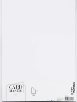 Karton - A4 - 210X297 MM - 220 G - Hvid - 10 Stk