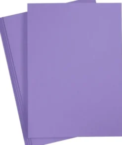 Karton - A4 - 210X297 MM - 180 G - Lilla - 20 Stk