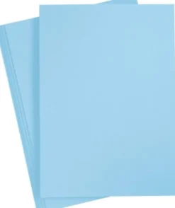 Karton - A4 - 210X297 MM - 180 G - Lys Blå - 20 Stk