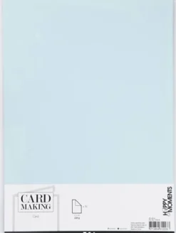 Karton - A4 - 210X297 MM - 220 G - Lyseblå - 10 Stk