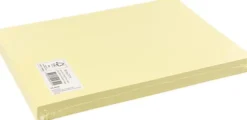 Karton - A4 - 210X297 MM - 180 G - Lys Gul - 100 Stk