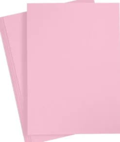 Karton - A4 - 210X297 MM - 180 G - Lys Pink - 20 Stk