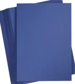 Karton - A4 - 210X297 MM - 180 G - Mørk Blå - 100 Stk