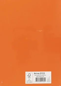 Karton - A4 - 210X297 MM - 180 G - Orange - 20 Stk