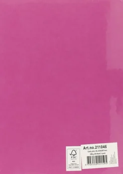 Karton - A4 - 210X297 MM - 180 G - Pink - 20 Stk