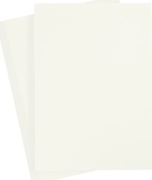 Karton - A4 - 210X297 MM - 180 G - Råhvid - 20 Stk