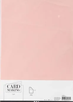 Karton - A4 - 210X297 MM - 210 G - Rosa - 10 Stk