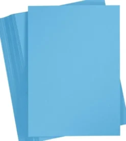 Karton - A4 - 210X297 MM - 180 G - Turkisblå - 100 Stk