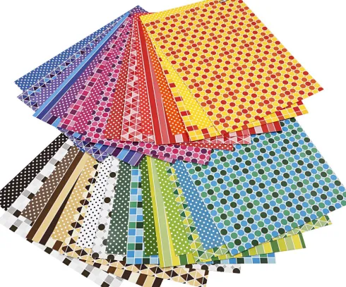 Karton - Flere Farver Rivekarton - A4 - 250 G - 16 Ark - Color Bar