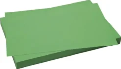 Karton - 50X70 CM - 270 G - Græsgrøn - 10 Ark