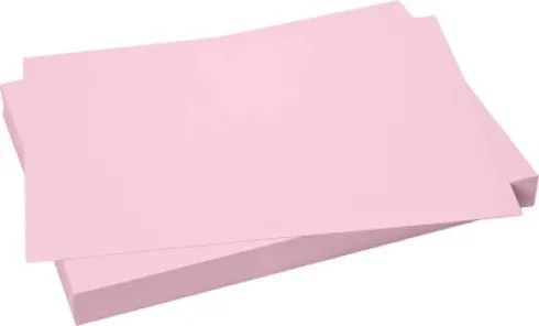 Karton - 50X70 CM - 270 G - Lys Pink - 100 Ark