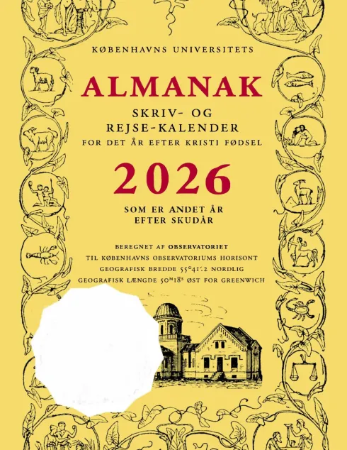 Københavns Universitets Almanak - Skriv- Og Rejsekalender 2026